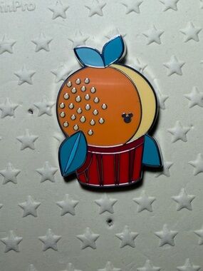 Disney Pin Orange Bird Treat Cupcake WDW Hidden Mickey Disney Wave B 2025